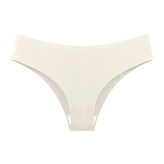 Fjuchai Women Underpants Ice Silk Bikini Briefs Comfort Triangle Shorts XS-XXL