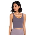 thumbnail image 1 of FJUCHAI Women's Sports Bra Tops for Removable Padded Workout Yoga Bras Vest Bra S-XXL, 1 of 8