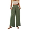 thumbnail image 1 of FJUCHAI Women's Wide Leg Pants High Lounge Pants Trousers Long Pants high waisted Wide leg pants for wome S-XL, 1 of 9