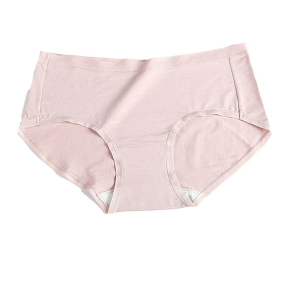 FJUCHAI Womens Underwear Soft Briefs Stretch Hipster Solid Bikini Panties L-XXL