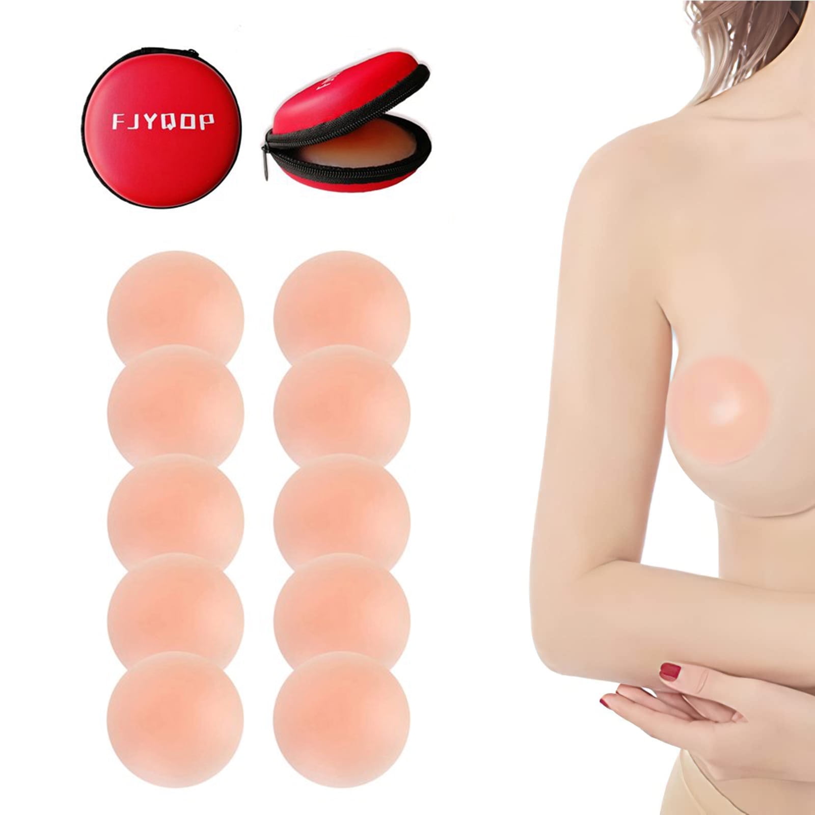 Non Adhesive Nipple Covers for Women Reusable Self-adhesive Silicone  Pasties by MIILYE : : Clothing, Shoes & Accessories