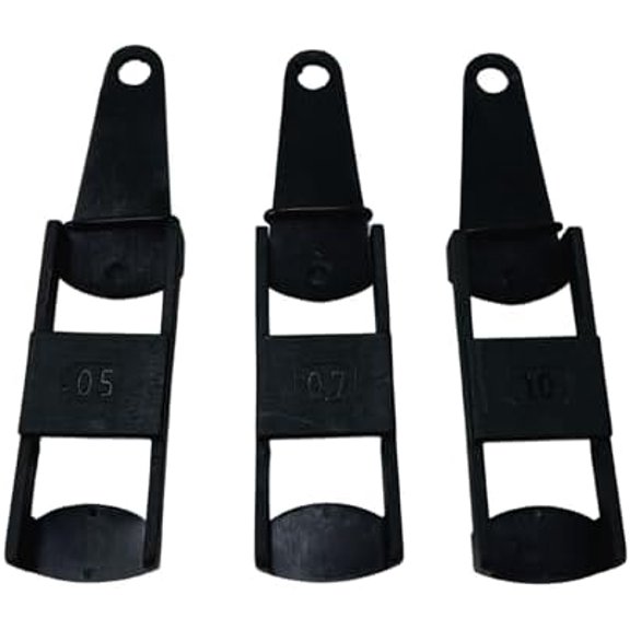 FK/Base Bevel File Guide Kit 0.5, 0.7, 1.0 Precision Ski & Snowboard Edge Guide | Compatible with Diamond Files & 10 Flat Files | Ski Tuning Kit for Accurate Base Edge Angles