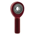 thumbnail image 1 of FK Rod Ends ALRSML8 0.5 x 0.62-18 in. ALRSM Series Male Aluminum Rod End, Hard Anodized Red - Left Hand, 1 of 4