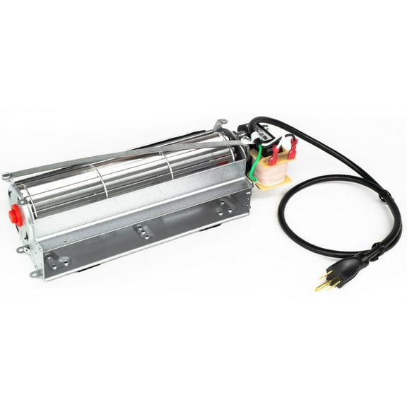 FK12 (ZA1110) Blower Fan Kit for Majestic, Martin, Monessen, Temco & Vermont Castings Fireplaces | Ball Bearing, 130 CFM, Variable Speed, Temperature Controlled, Pre-Wired & Easy to Install