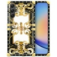thumbnail image 1 of FKBRCL4U Compatible with Samsung Galaxy A54 Case, Gold Grain Flowers Luxury Golden Decoration for Girl Women Soft TPU Shockproof Protective Hard PC Back, 1 of 7