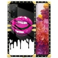 thumbnail image 1 of FKBRCL4U Compatible with Samsung Galaxy S20 FE Case, Black White Red Slap Sexy Luxury Golden Decoration for Girl Women Soft TPU Shockproof Protective Hard PC Back, 1 of 7
