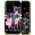 thumbnail image 1 of FKBRCL4U Compatible with Samsung Galaxy S20 Ultra Case, Praying Cross Hands Luxury Golden Decoration for Girl Women Soft TPU Shockproof Protective Hard PC Back, 1 of 7
