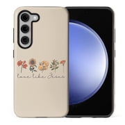 FKBRCL4U Compatible with Samsung Galaxy S23 Plus Case Love Like Jesus Religious Faith Flower Pattern for Girl Full Body Design Soft Silicone Drop Shock Scratch Protection
