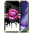 thumbnail image 1 of FKBRCL4U Compatible with Samsung Galaxy S23 Ultra Case, Black White Red Slap Sexy Luxury Golden Decoration for Girl Women Soft TPU Shockproof Protective Hard PC Back, 1 of 7