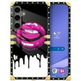 thumbnail image 1 of FKBRCL4U Compatible with Samsung Galaxy S24 Plus Case, Black White Red Slap Sexy Luxury Golden Decoration for Girl Women Soft TPU Shockproof Protective Hard PC Back, 1 of 7