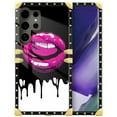 thumbnail image 1 of FKBRCL4U Compatible with Samsung Galaxy S24 Ultra Case, Black White Red Slap Sexy Luxury Golden Decoration for Girl Women Soft TPU Shockproof Protective Hard PC Back, 1 of 7