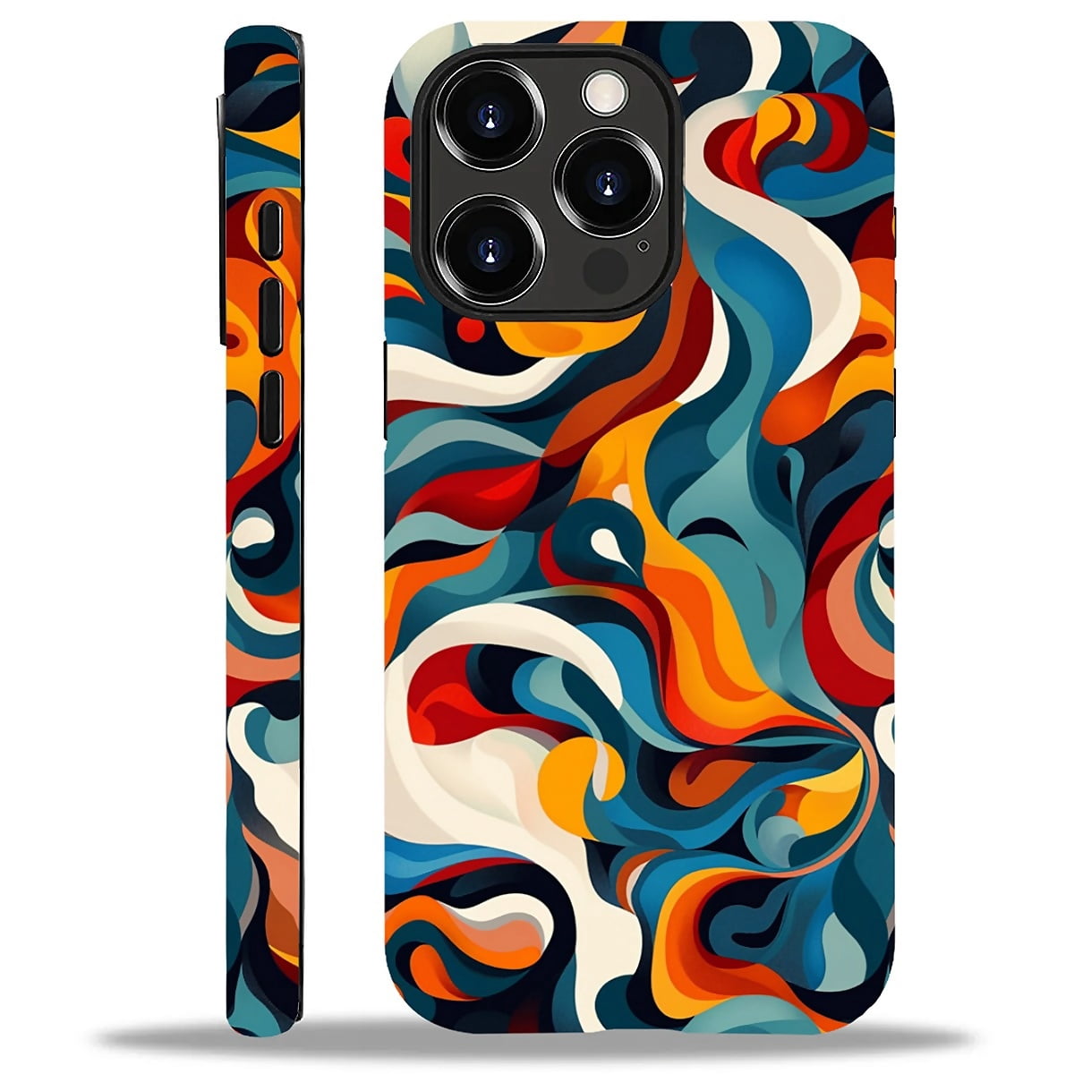 FKBRCL4U Compatible with iPhone 12 Pro Max Case, Swirling Colors ...