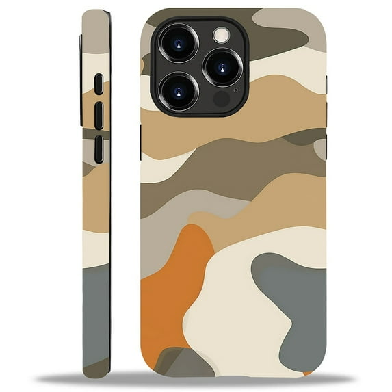 FKBRCL4U Compatible with iPhone 13 Pro Case, Vintage FrogSkin Duck Camo Pattern for Girl Full Body Design Soft Silicone Drop Shock Scratch Protection for iPhone 13 Pro