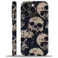 thumbnail image 1 of FKBRCL4U Compatible with iPhone 13 Pro Max Case, Shades Gray Beige Skulls Pattern for Girl Full Body Design Soft Silicone Drop Shock Scratch Protection for iPhone 13 Pro Max, 1 of 7