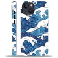 thumbnail image 1 of FKBRCL4U Compatible with iPhone 13/iPhone 14 Case, Blue and White Waves Pattern for Girl Full Body Design Soft Silicone Drop Shock Scratch Protection for iPhone 13/iPhone 14, 1 of 7