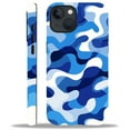 thumbnail image 1 of FKBRCL4U Compatible with iPhone 15 Matte Case, Abstract Blue White Camouflage Pattern for Girl Full Body Design Soft Silicone Drop Shock Scratch Protection for iPhone 15, 1 of 7