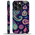 thumbnail image 1 of FKBRCL4U Compatible with iPhone 15 Pro Case, Colorful Paisley Shapes Pattern for Girl Full Body Design Soft Silicone Drop Shock Scratch Protection for iPhone 15 Pro, 1 of 7