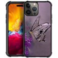 thumbnail image 1 of FKBRCL4U Compatible With iPhone 15 Pro Max Case, Purple Diamond Shiny Butterfly Pattern For Girl Ultra Protection Shockproof Soft Silicone TPU Non-Slip Back, 1 of 7