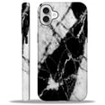 thumbnail image 1 of FKBRCL4U Compatible with iPhone 16 Plus Case, Black and White Marble Pattern for Girl Full Body Design Soft Silicone Drop Shock Scratch Protection for iPhone 16 Plus, 1 of 7
