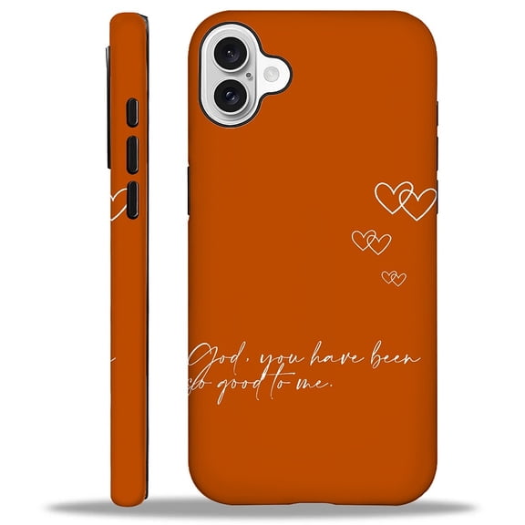 FKBRCL4U Compatible with iPhone 16 Plus Case, God You Have Been Good To Me Psalm Christian Pattern for Girl Full Body Design Soft Silicone Drop Shock Scratch Protection for iPhone 16 Plus