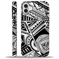 thumbnail image 1 of FKBRCL4U Compatible with iPhone 16 Plus Matte Case, Black White Abstract Shapes Bold Lines Pattern for Girl Full Body Design Soft Silicone Drop Shock Scratch Protection for iPhone 16 Plus, 1 of 7