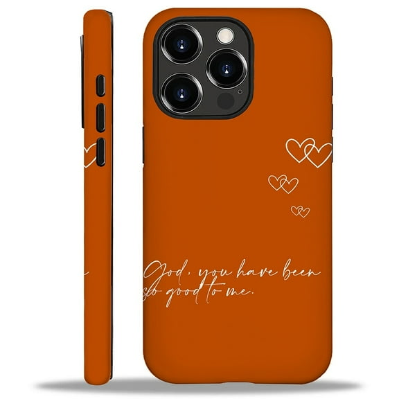 FKBRCL4U Compatible with iPhone 16 Pro Max Case, God You Have Been Good To Me Psalm Christian Pattern for Girl Full Body Design Soft Silicone Drop Shock Scratch Protection for iPhone 16 Pro Max