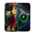 thumbnail image 1 of FKBRCL4U for iPhone 15 Pro Max Compatible with Magsafe Case Jesus Walking Colorful Stained Glass Pattern for Girl Boy Full Body Magnetic Design Soft Silicone Protection, 1 of 7