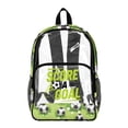 thumbnail image 1 of FKELYI 17 Inch Clear Backpack for Kids Schoolbag Large Capacity Transprent Backpacks for Teens Student Casual Daypack Score A Goal Soccer Print Lightweight Bookbag, 1 of 7