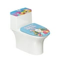 thumbnail image 1 of FKELYI 2 PCS Toilet Lid Cover Cute Rabbit Eggs Toilet Tank Lid Covers for Bathroom Set Soft Toilet Lid Cover Sets for Bathroom,Happy Easter Day, 1 of 6