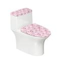 thumbnail image 1 of FKELYI 2-Piece Toilet Tank Cover Lightweight Easter Rabbit Toilet Seat Lid Cover Pink Flower Washable Toilet Lid and Tank Cover Sets for Bathroom, 1 of 6