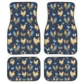 thumbnail image 1 of FKELYI 4pcs Car Floor Mat Car Accessories Non-Slip Butterfly Cock Auto Car Floor Mat Clips Heavy Duty Car Carpet Floor Mat Decoration for Most Cars SUVs Van, 1 of 6