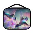 thumbnail image 1 of FKELYI Aesthetic Bible Case with Handle Portable Church Carrying Book Case Lightweight Flower Hummingbird Women Bible Cover, 1 of 6