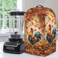 thumbnail image 1 of FKELYI Autumn Leaf Pumpkin Rooster Print Blender Dust Cover with Handle Anti Splash Water Resistant Blender Mixer Protector Covers for Kitchen Appliance Dustproof Cover, 1 of 6
