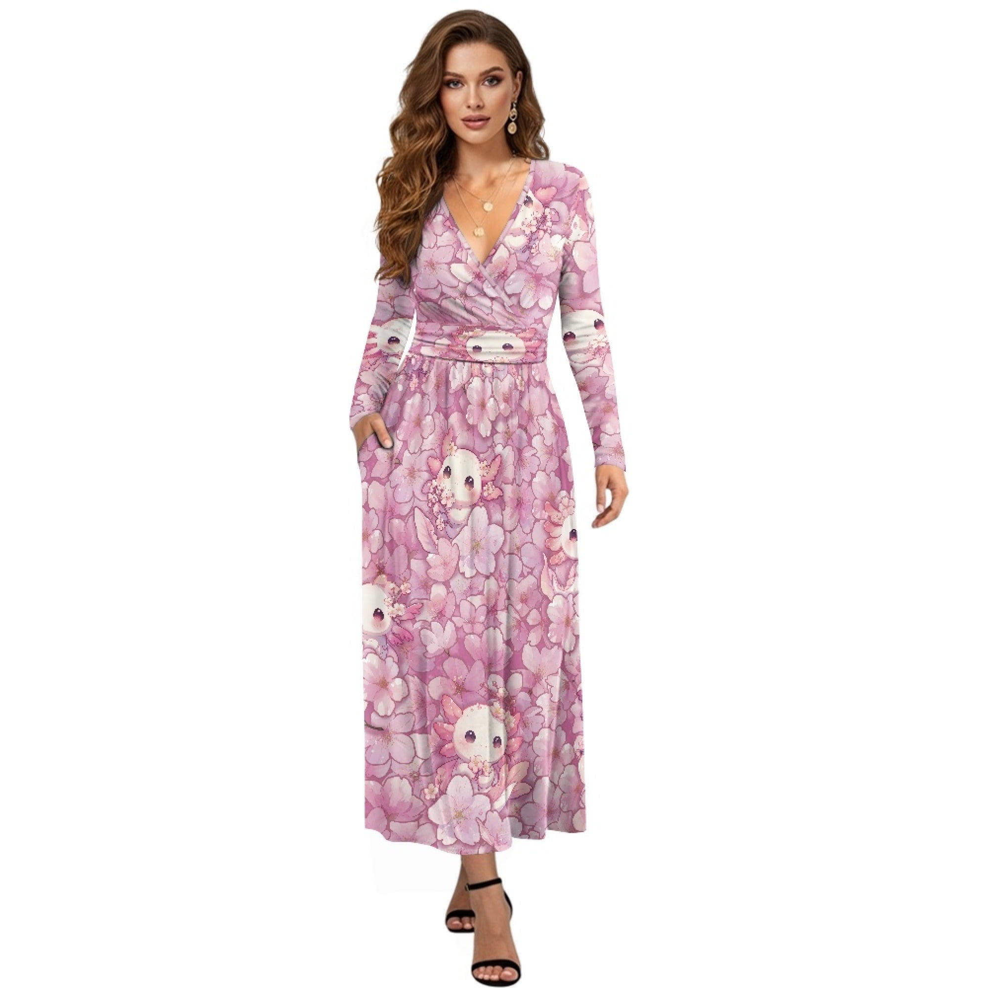 cherry dress long Rory Cherry Red Long Dress FR48 - US16