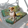 thumbnail image 1 of FKELYI Black Cat Hippie Flower Print UTV Seat Covers Compatible with Polaris Ranger XP 1000 Dustproof ATV Bench Cover Washable Backrest Protector UTV Interior Decor, 1 of 7