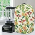 thumbnail image 1 of FKELYI Blender Dust Cover Anti Fingerprint Blender Dustproof Cover with Handle Food Processors Protective Covers for Kitchen Appliance, Hummingbird Yellow Flower Print, 1 of 6