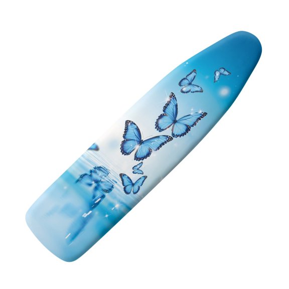 FKELYI Blue Gradient Butterfly Print Polyester Iron Padding Covers Ironing Board Covers Eco-Friendly Home Decoration Iron Accessories for Laundry Clothing Shop Home, S