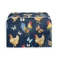 thumbnail image 1 of FKELYI Butterfly Chicken Toaster Cover Foldable Toaster Covers 4 Slice Wide Slot Large Washable Small Kitchen Appliance Covers Dust and Fingerprint Protection, 1 of 6