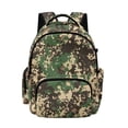 thumbnail image 1 of FKELYI Camo Grunge Green Print Kids Backpack for Boys Girls 17 Inch School Backpacks Spacious Bookbag with Multi-Pockets Lightweight Casual Daypack for Elementary Student, 1 of 7