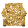 thumbnail image 1 of FKELYI Cherry Flower Print Stretch Armchair Slipcover 2 Pcs Set Couch Sofa Cover with Separate Cushion Cover Non-Slip Furniture Protector Washable Living Room Decor, 1 of 7