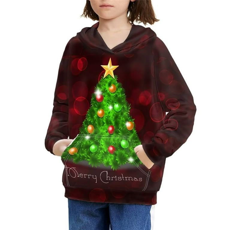 Christmas Tree Trendy Hoodie Christmas Tree Trendy Hoodie