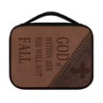 thumbnail image 1 of FKELYI Church Scripture Cross Bible Bag with Handle Polyester Bible Bags for Women Organizer Dirt-Resistant Bible Book Case Handbag, 1 of 6