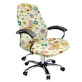 thumbnail image 1 of FKELYI Colorful Floral Butterfly Print Office Chair Cover Anti-Dust Swivel Chair Slipcover Washable Computer Chair Protector for Armchair Home Office Decoration, Small, 1 of 6