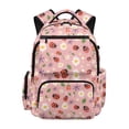 thumbnail image 1 of FKELYI Daisy Flower Ladybug Print 17 Inch Schoolbag Kids Backpack for Girls Spacious Lightweight School Bookbag Travel Rucksack Casual Daypack for Elementary Student, 1 of 7