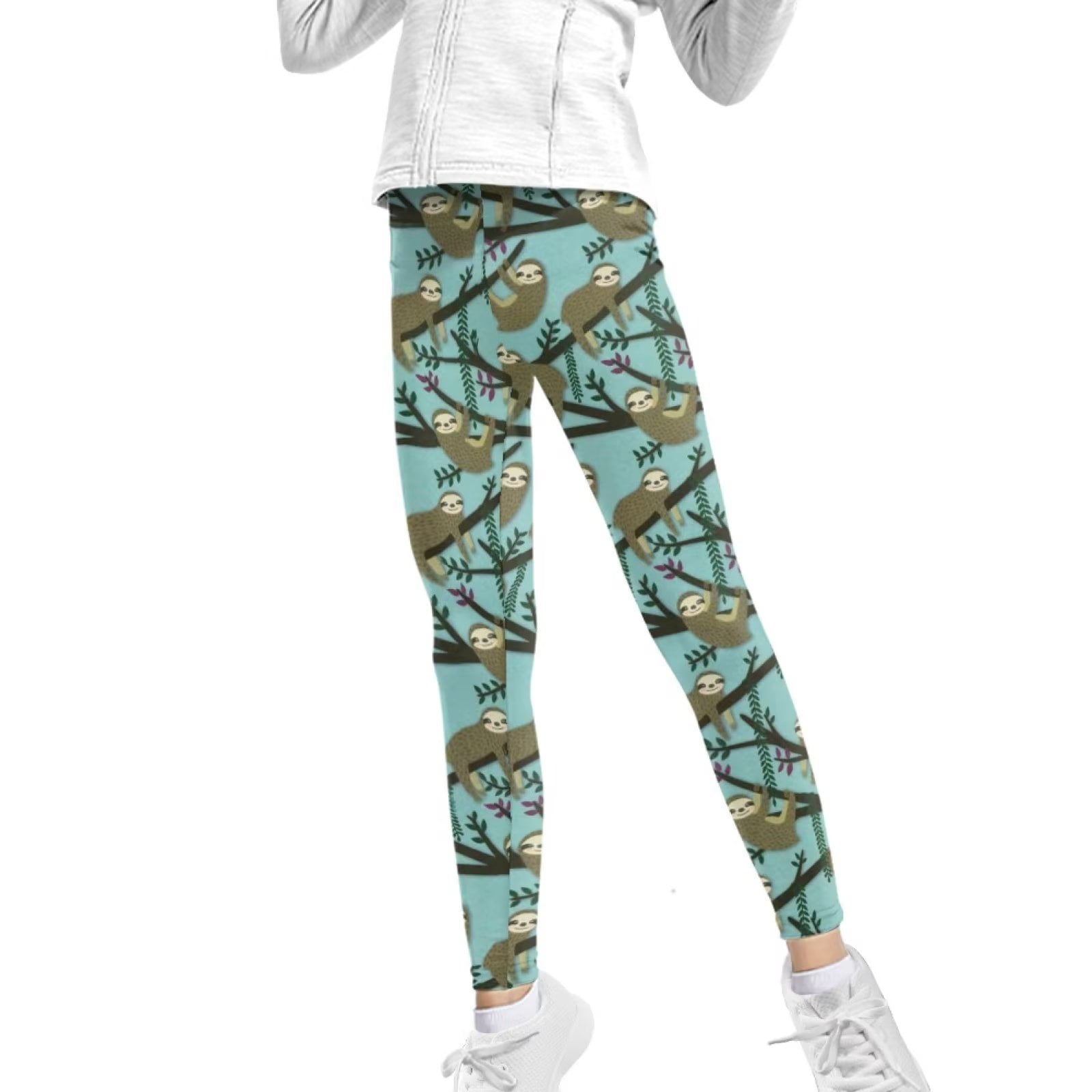 Girls sloth deals leggings