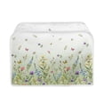 thumbnail image 1 of FKELYI Flower Butterfly Toaster Covers Waterproof Toaster Covers 4 Slice Wide Slot Large Foldable Stain Resistant Bread Machine Cover, 1 of 6