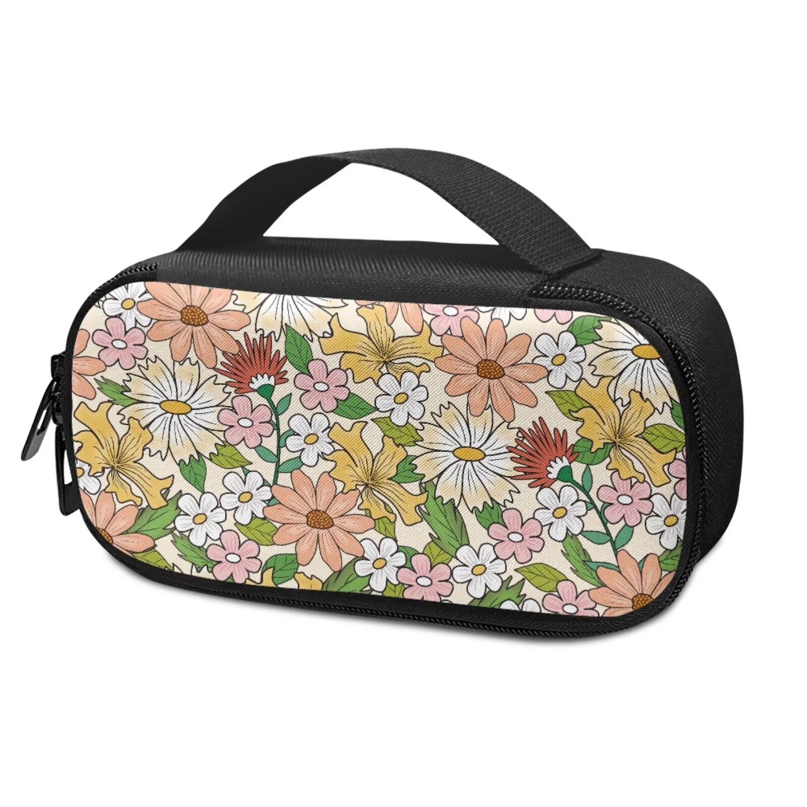 FKELYI Flower Daisy Insulin Packages Water Proof Diabetic Travel Case