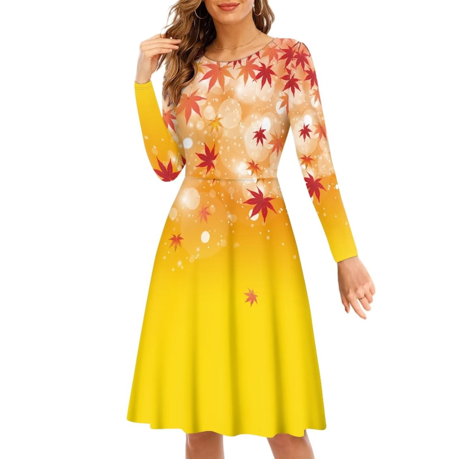 harvest gold dress Boardwalk Dress: Painted Floral - Harvest Gold-Organic