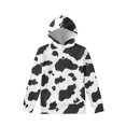 thumbnail image 1 of FKELYI Hoodies with Cow Print for Teen Boys Classic Size 6-7 Years Durable School Home Sports Pullover Lightweight Daily Life Long Sleeve Sweatshirts, 1 of 5