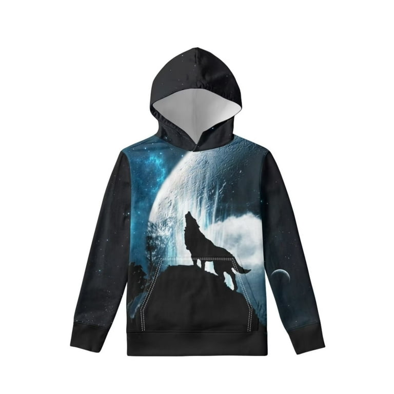 Girls discount wolf hoodie